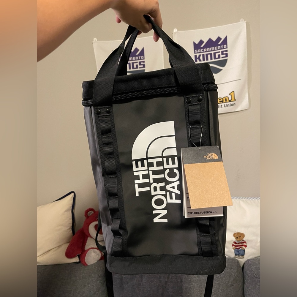The North Face backpack black
